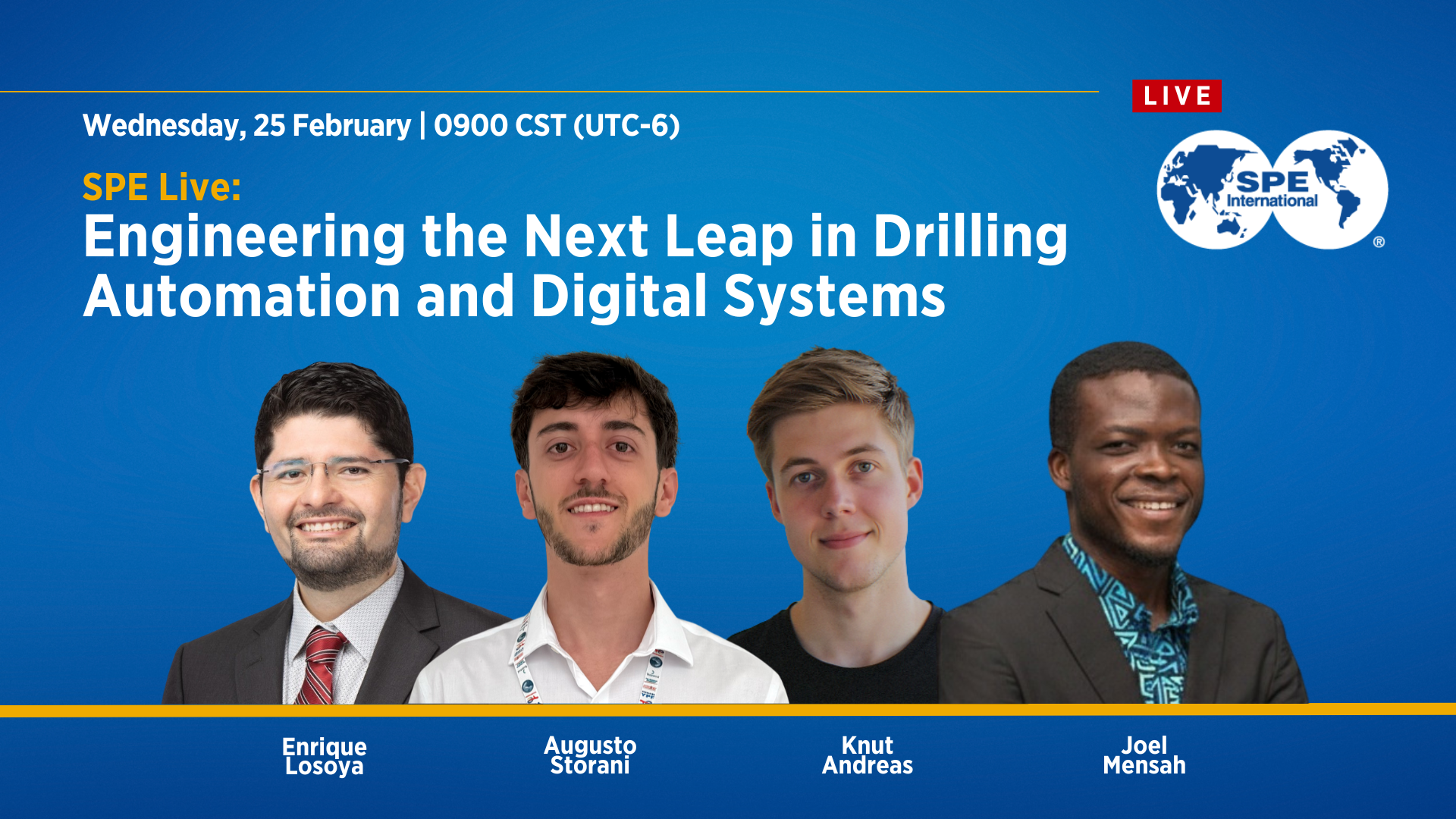SPE Live: Engineering the Next Leap in Drilling Automation and Digital Systems