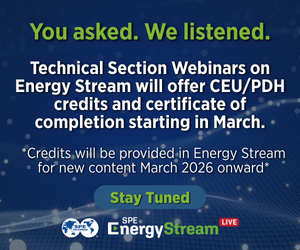 Technical Section Webinar Credits - Stay Tuned